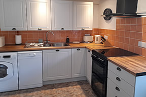 River Cottage - kitchen leading to the entrance